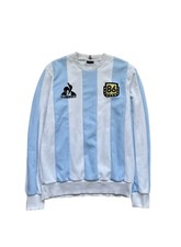 1986 WORLD CUP ARGENTINA #10 MARADONA MEMORY SOCCER FOOTBALL SWEATSHIRT SIZE M