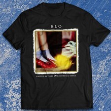 Vtg ELECTRIC LIGHT ORCHESTRA Heavy Cotton Black Unisex Shirt