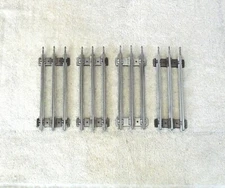 Four LIONEL TRAIN Layout 027 Gauge Straight Half Track Sections Very Good