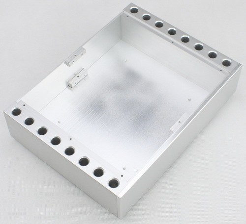Amplificador de potencia de chasis de aluminio clase A hágalo usted mismo estuche de audio tamaño: 270 * 360 * 86 mm - Imagen 7 de 8