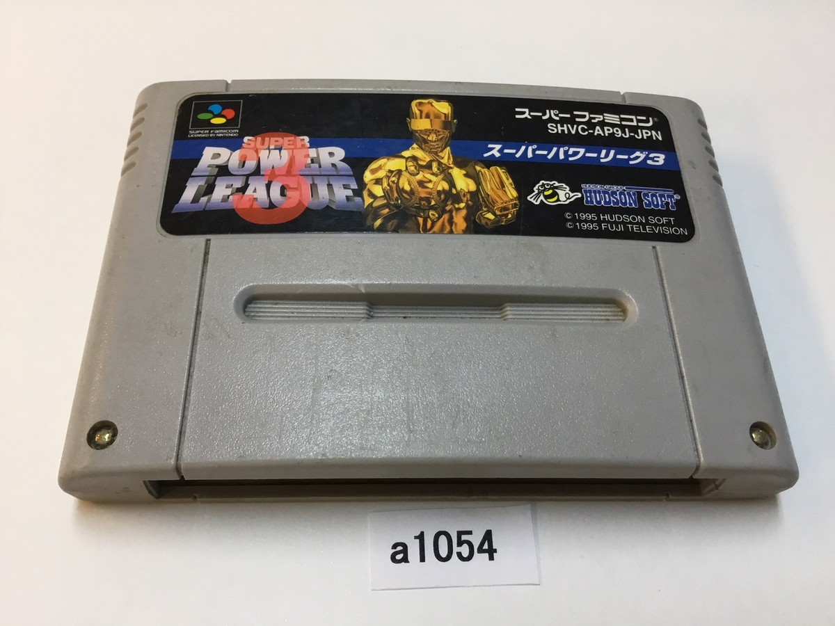 a1054 SUPER POWER LEAGUE 3 Nintendo Super Famicom SNES SFC