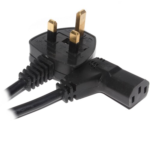 1.8m Cable de Energía GB Conector A Ángulo Recto IEC C13 (Principal IEC) Para PC - Imagen 5 de 5