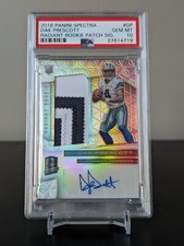 💎 2016 Spectra Dak Prescott Radiant Rookie Patch Signature /199 Auto PSA 10 RPA