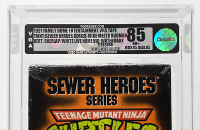 Teenage Mutant Ninja Turtles Michaelangelo Meets Bugman VHS