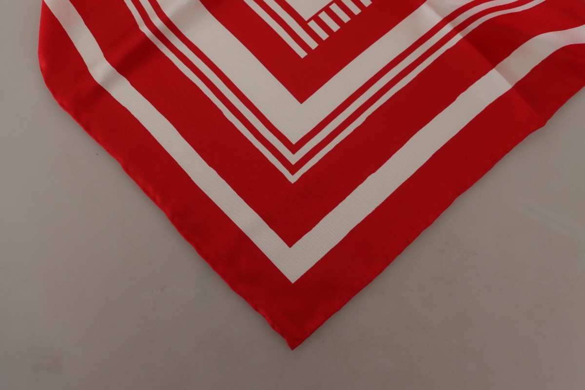 スカーフ Dolce & Gabbana Dolce & Gabbana Scarfs Red Dolce & Gabbana silk scarf. Red with zebra print. | Depop