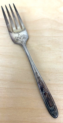 1 Salad Fork Oneida Grosvenor Silverplate 1921 Community Plate