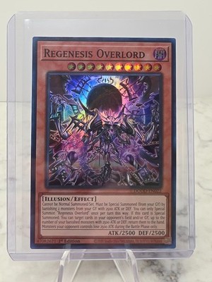 Yu-Gi-Oh! TCG Illusion / Effect Regenesis Overlord Super Rare Holo DOOD-EN022