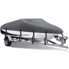 Boat Cover 14'-16'ft Heavy Duty Waterproof Fits V-Hull Speedboat Ski Runabouts