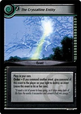 The Crystalline Entity - Call to Arms - Star Trek CCG 2E