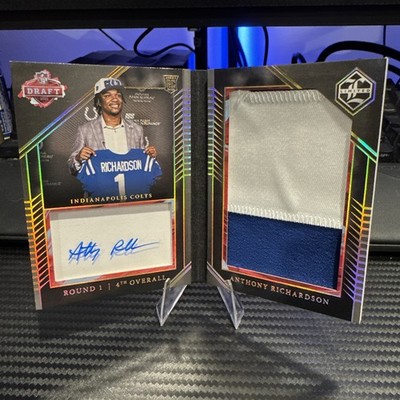 2023 Anthony Richardson Limited Draft Day Signatures /35 RPA Booklet FULL NAME 