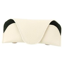 Magnetic Sunglass Holder for Car Visor Clip, Leather Car Glasses 02-beige