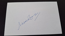 Harold ' Dusty' RHODES, Derby & ENGLAND Test Cricketer, hand signed postcard