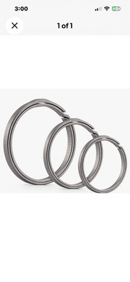 KeyUnity KA19 Titanium Flat Keyrings