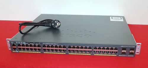 Cisco WS-C2960X-48LPS-L • Ethernet Gigabit PoE Switch • 48 Ports + 4 SFP • 2960X