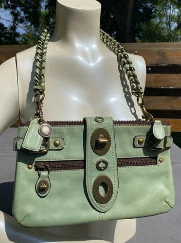 Coach Bridget Legacy 65th Anniversary Purse In Green Guaranteed Authentic