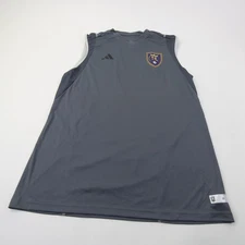 Real Salt Lake adidas Sleeveless Shirt Men's Gray Used