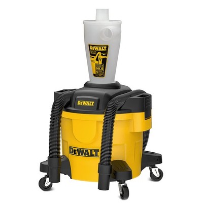 6 Gallon Dust Separator 99.5% Efficiency Cyclone Collector DEWALT DXVCS002 Poly