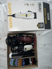 Brand New Whal Super Tapper Clipper & Balding Clipper with Attachments In Box