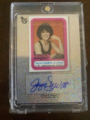 Joyce DeWitt 18/75 2013 Topps 75th Authentic Autograph Card