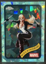2025 Topps Chrome Sapphire Edition Marvel #37 Mockingbird Aqua Sapphire /75