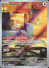 Pokemon Skwovet 222/198 Illustration Rare Scarlet & Violet Holo Near Mint