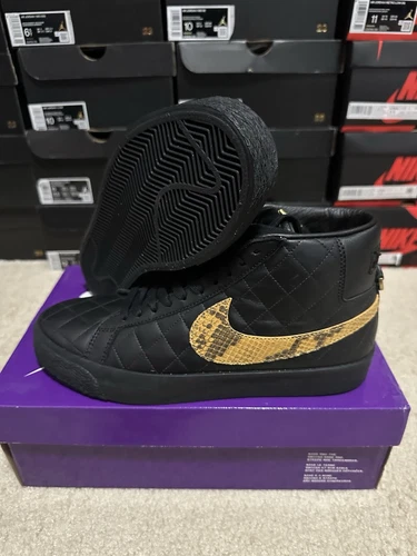 Blazer Supreme Nike SB Zoom Mid QS nero DV5078 001 taglia 9 5 nuovo spedizione veloce
