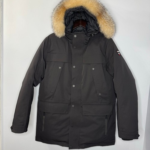 Pajar 1963 Eton Mid Length Down 4 Layer Construction Parka Jacket Black Mens L - Picture 6 of 19