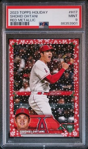 2023 Topps Holiday #H17 Shohei Ohtani Angels