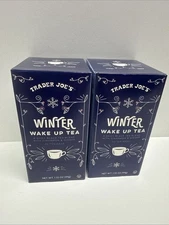 2 Boxes Trader Joes Winter Wake Up Tea. A Spicy Black Blend W/ Cinnamon & Ginger