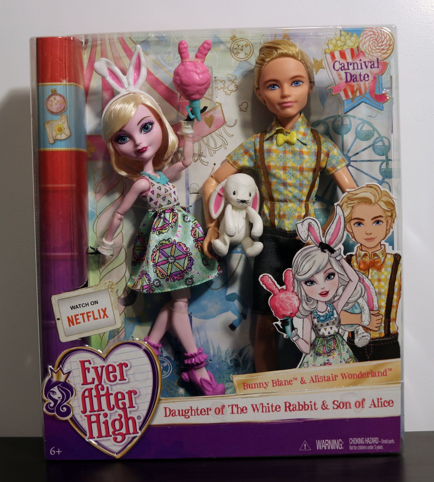 Netflix Ever After High Bunny Blanc & Alistair Wonderland Ca