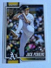 2026 Topps Series 1 #206 Jack Perkins - Athletics RC