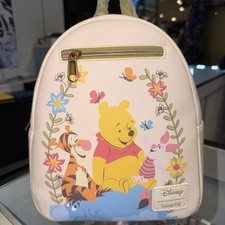 Loungefly Disney Winnie The Pooh Floral Backpack Pooh Piglet Tigger Eeyore NWT