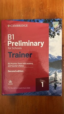 Preliminary for Schools Trainer 1 - B1 - CAMBRIDGE