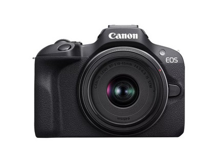 Canon EOS R100 Mirrorless Camera with 18-45mm Lens - Black for