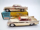 VINTAGE CORGI TOYS 211S STUDEBAKER GOLDEN HAWK PAIR / ONE ORIGINAL BOX 1960