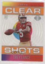 2021 Panini Illusions Clear Shots Orange Trey Lance #CS-18 4l3