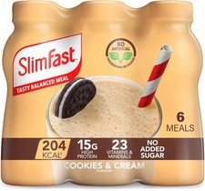 Image of SlimFast Ready To Drink Shake Meal Replacement Shakes for Weight Loss 6 x 325 ml