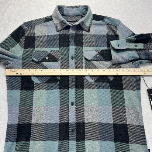 Kenneth Cole Slim Fit Super Soft Comfort Shirt Men S Blue Plaid NWT $79 - Picture 9 of 20