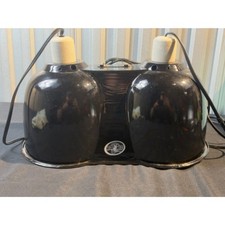 Zoo Med Mini Deep Dome Dual Lamp Fixture Reptile Terrarium Heat Light