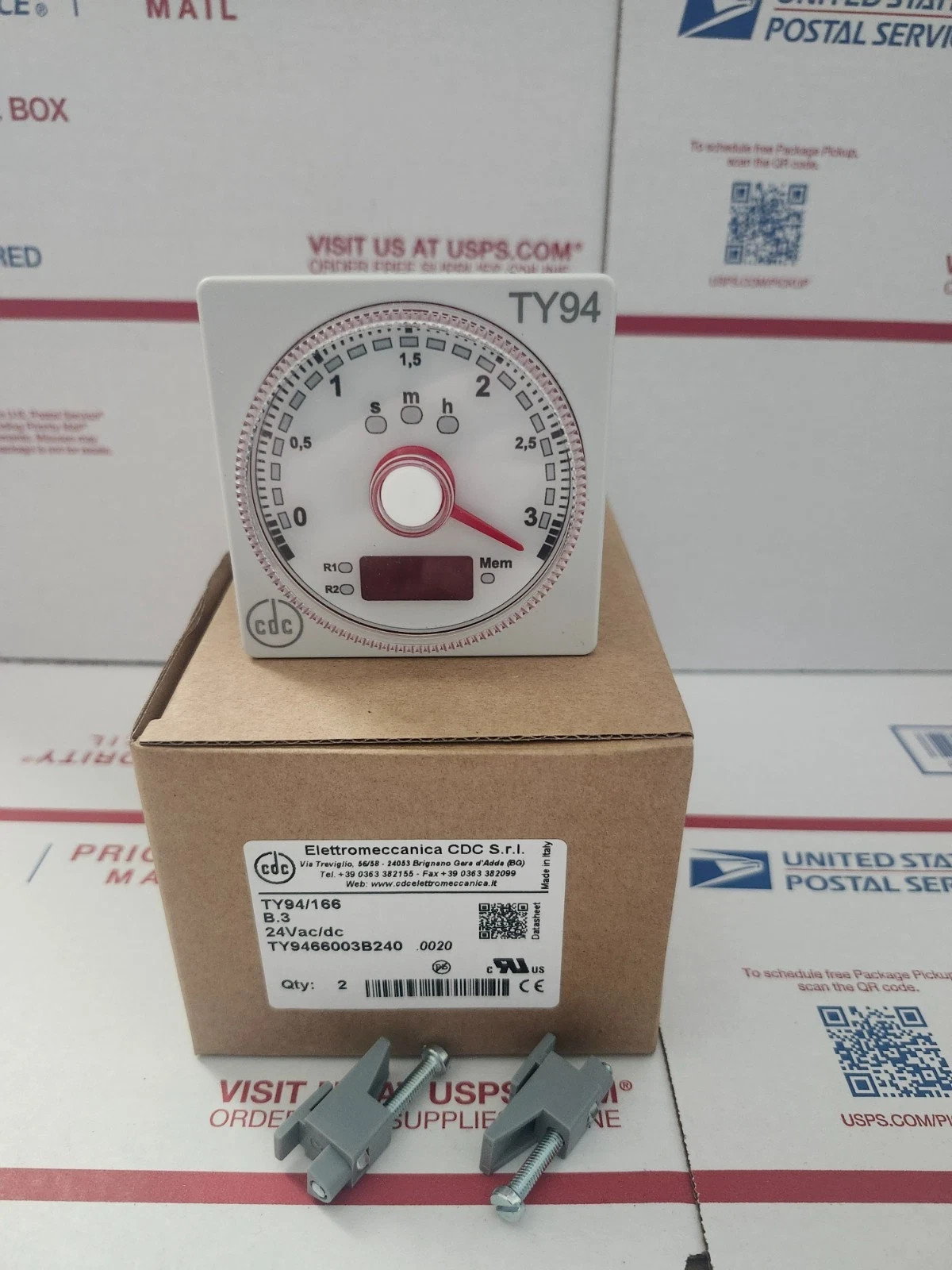 CDC TY94 0-30 Range 72MM Timer 24 Volt, 9TIME-01-0015