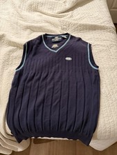 Vintage 1996 Wu Tang Wu Wear Sweater Vest Navy XL