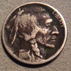 1916-D  BUFFALO NICKEL  C-32 YOU GRADE FREE SHIPPING DARK COIN SOME CORROSION