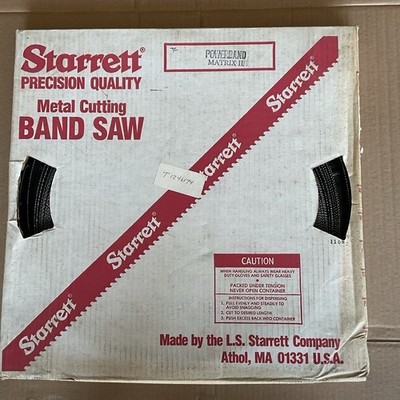 Starrett Powerband Matrix II (Straight / Zero Rake) 6-10 Tooth 250 Ft