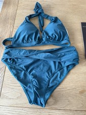 Green Bikini Size M UK 10 