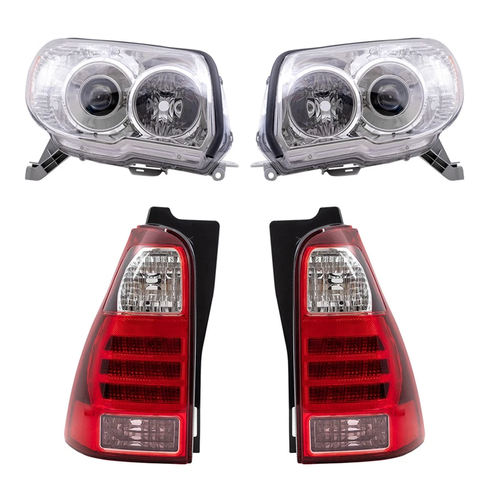 Juego de 4 faros y luces traseras para 4Runner Limited/SR5 2006-2009 Foto 2 de 4