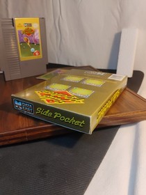 🔥oval seal Side Pocket complete in box nintendo nes pool factory CLEAN
