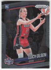 2025 Panini Prizm WNBA Lucy Olsen RC #104