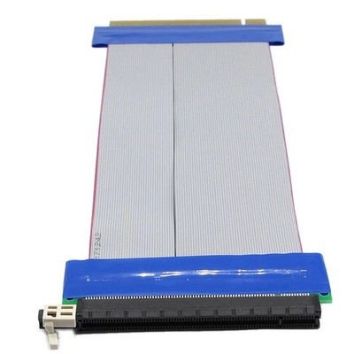 P31 PCI Express PCIE X16 Riser Extender Card Adapter Extension Power Cable