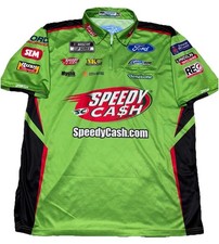 2025 Front Row ZANE SMITH SPEEDY CASH Nascar Pit Crew Shirt Ford Racing 2XL