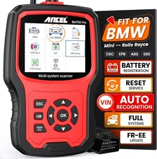 ANCEL BM700 Fits for BMW/Mini/RR Scanner Battery Registration Tool Code Reader